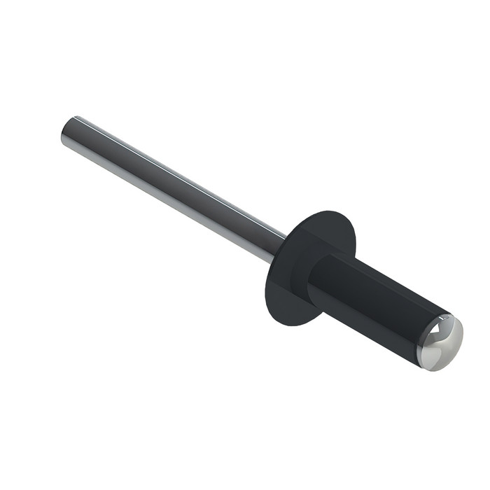 Заклёпка вытяжная Daxmer 4,8х12 RAL 7016 (500 шт) ал/нерж